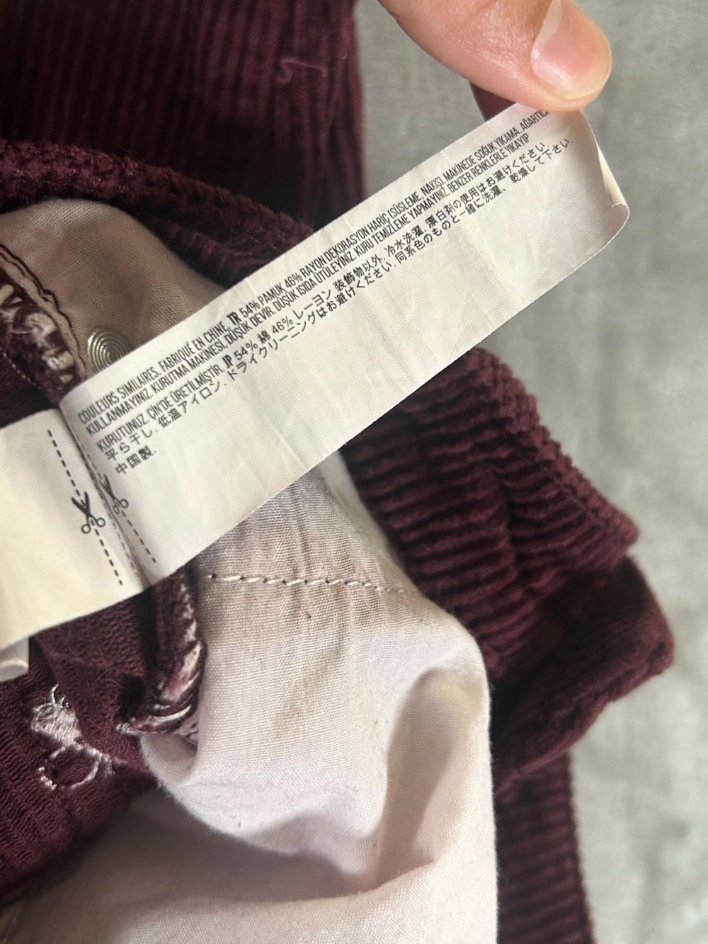 Forever 21 Embroidered Mushroom Corduroy Pants in Deep Burgundy - Picture 11 of 11